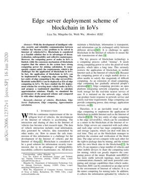 PDF Document Cover - Edge Server Deployment Scheme of Blockchain in Internet of Vehicles