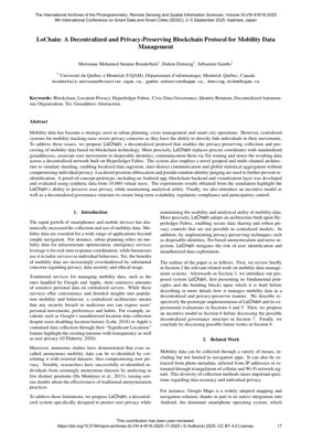 PDF Document Cover - LoChain: Decentralized Blockchain Protocol for Privacy-Preserving Mobility Data Management